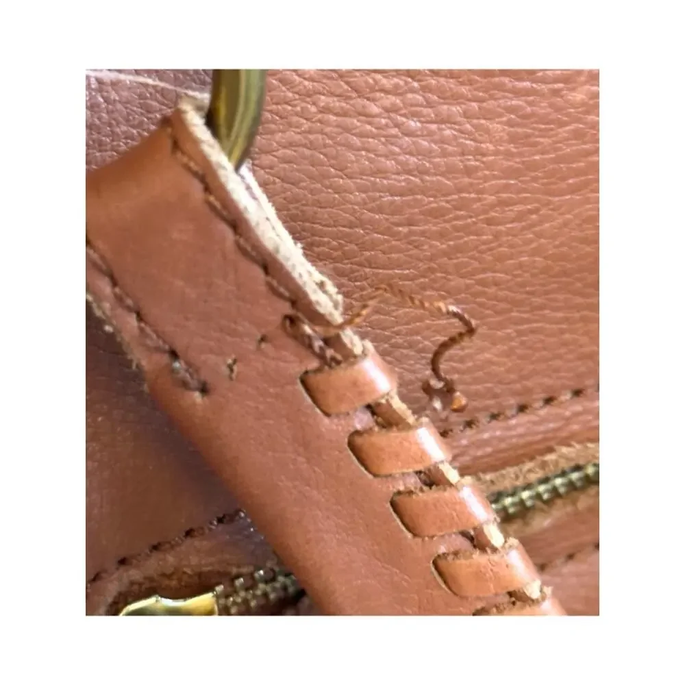 THE SAK Collective  women's Brown Leather Convertible Backpack Tote Bags
